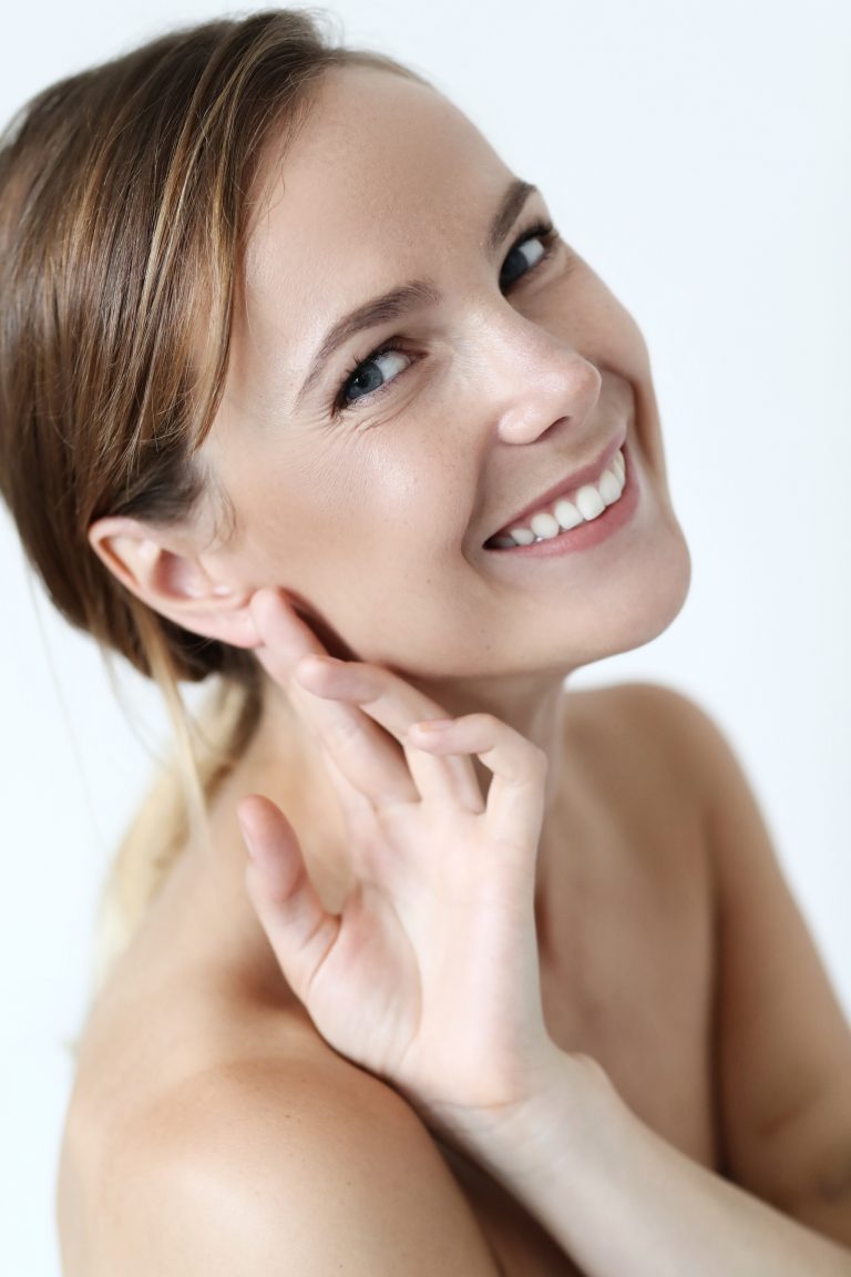 Lovely woman with beautiful smile